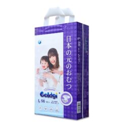 Bỉm - Tã dán Goldgi+ size L 56 miếng cho bé (9-14kg)