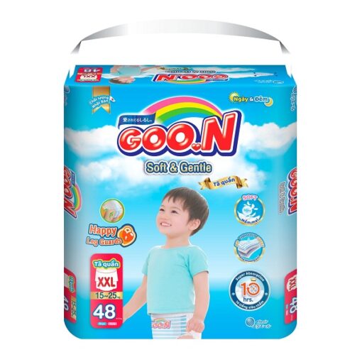 Bỉm - Tã quần Goon Soft & Gentle XXL 48 miếng (cho bé 15-25kg)