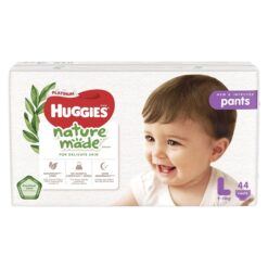 Bỉm - Tã quần Huggies Nature siêu cao cấp size L44 miếng (cho bé 9-14kg)